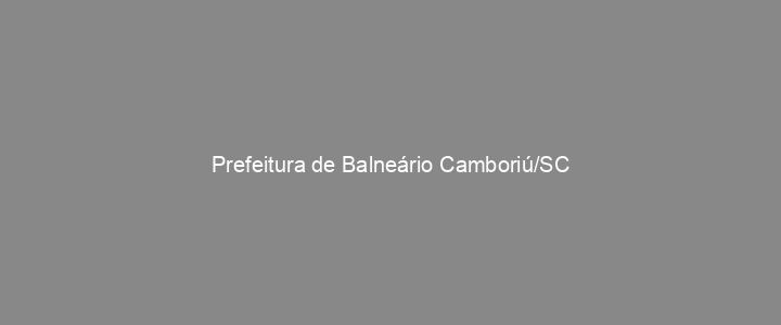 Provas Anteriores Prefeitura de Balneário Camboriú/SC